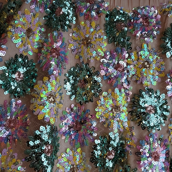 Eva Franco Fernanda Sequin Joggers Size 
